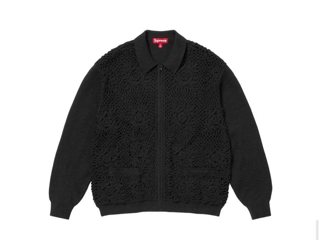 a*m様 Supreme Crochet Zip Up Cardigan L