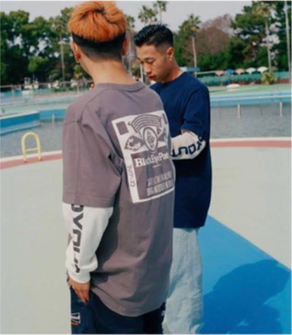 美品 Wasted Youth × Black Eye Patch ロンT L