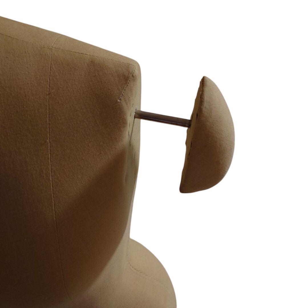 和装トルソー べージュ 着付け マネキン 和装 ボディ 女性用 針打ち可　二本足