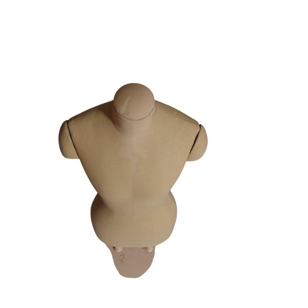 和装トルソー べージュ 着付け マネキン 和装 ボディ 女性用 針打ち可　二本足