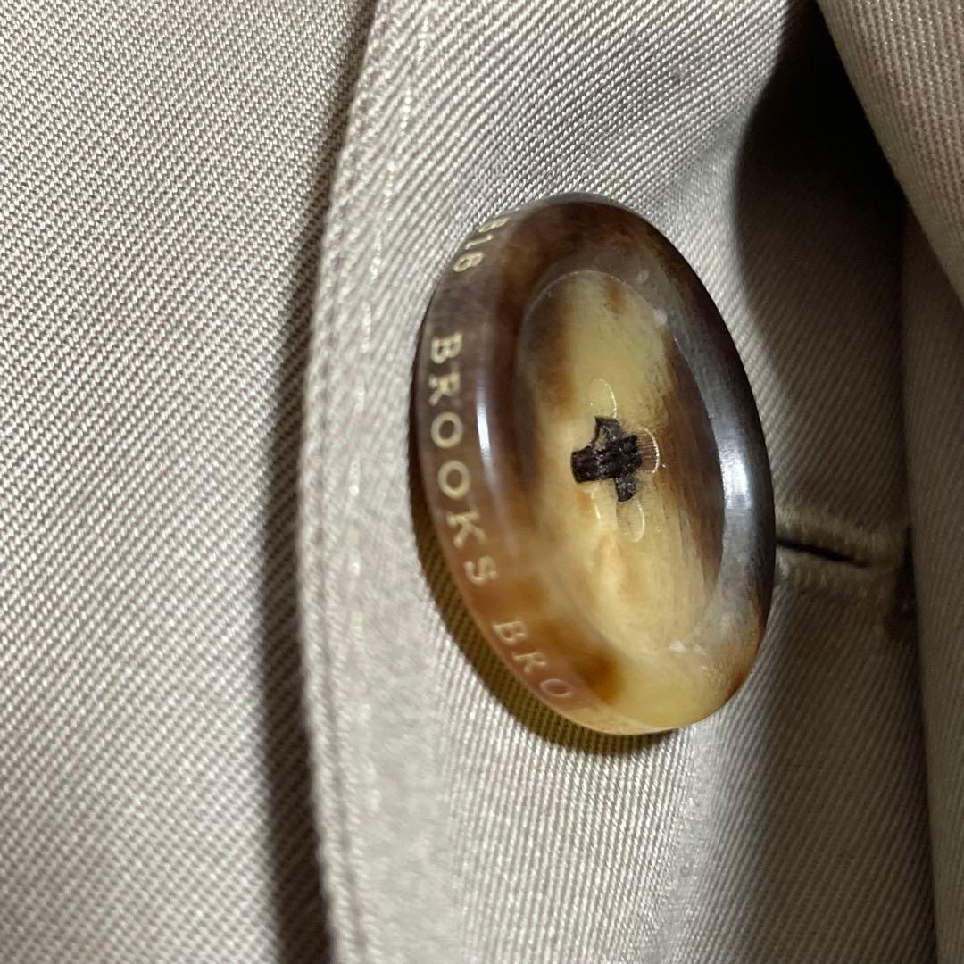 Brooks Brothers ステンカラーコート　比翼ボタン　ライナー