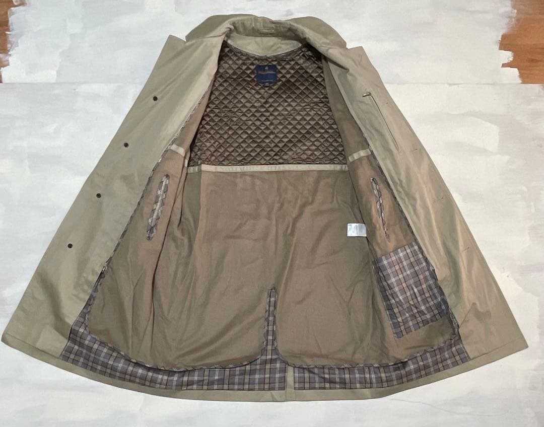 Brooks Brothers ステンカラーコート　比翼ボタン　ライナー