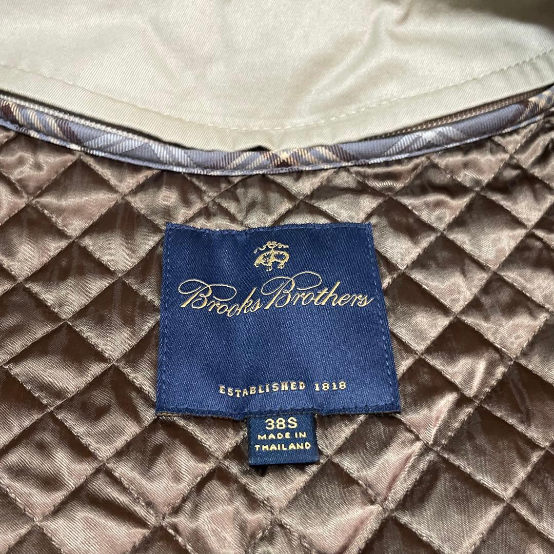 Brooks Brothers ステンカラーコート　比翼ボタン　ライナー