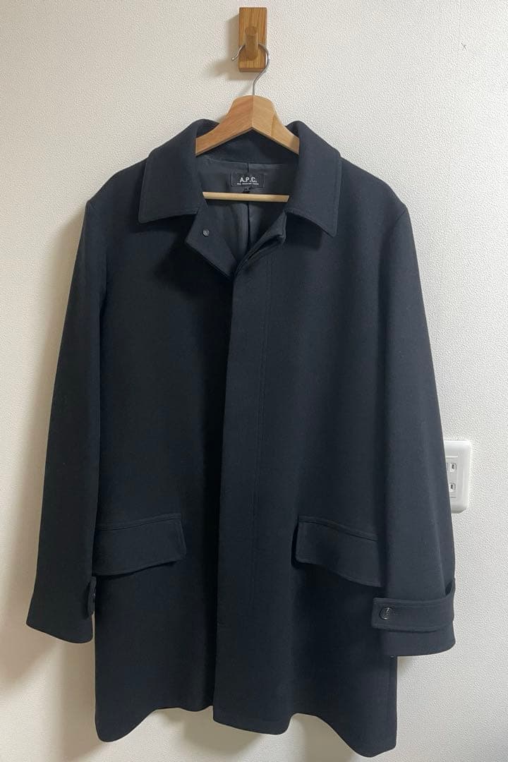 A.P.C 比翼ウールコート　シングルブレストapc