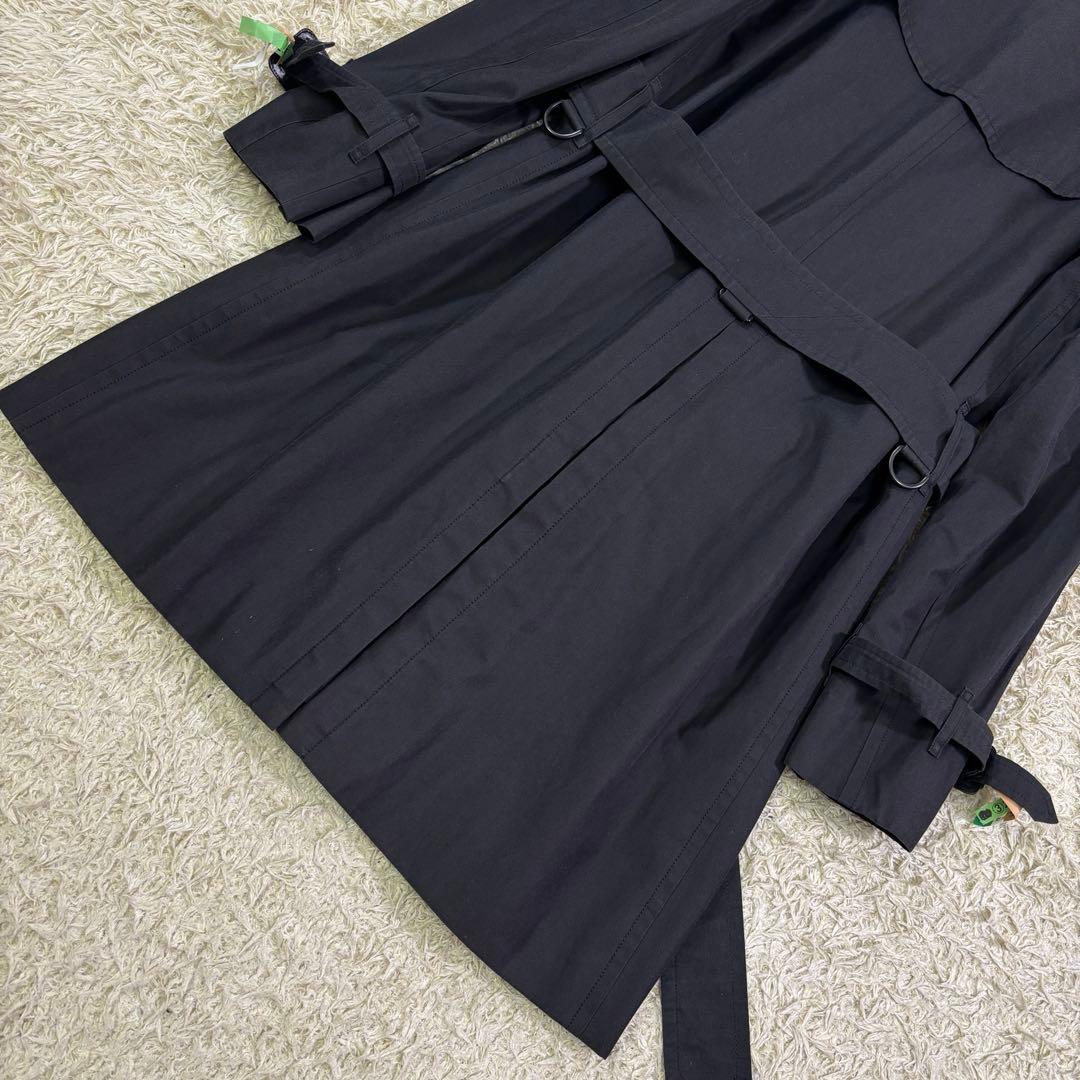 バーバリーロンドン　ビック　ノバチェック　ベルト　コットン　トレンチコート　LL