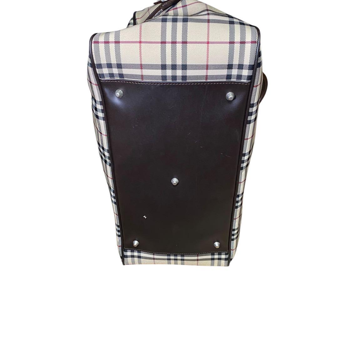 美品✨ バーバリー　ボストン　ワンマイルバッグ　ノバチェック　ベージュ