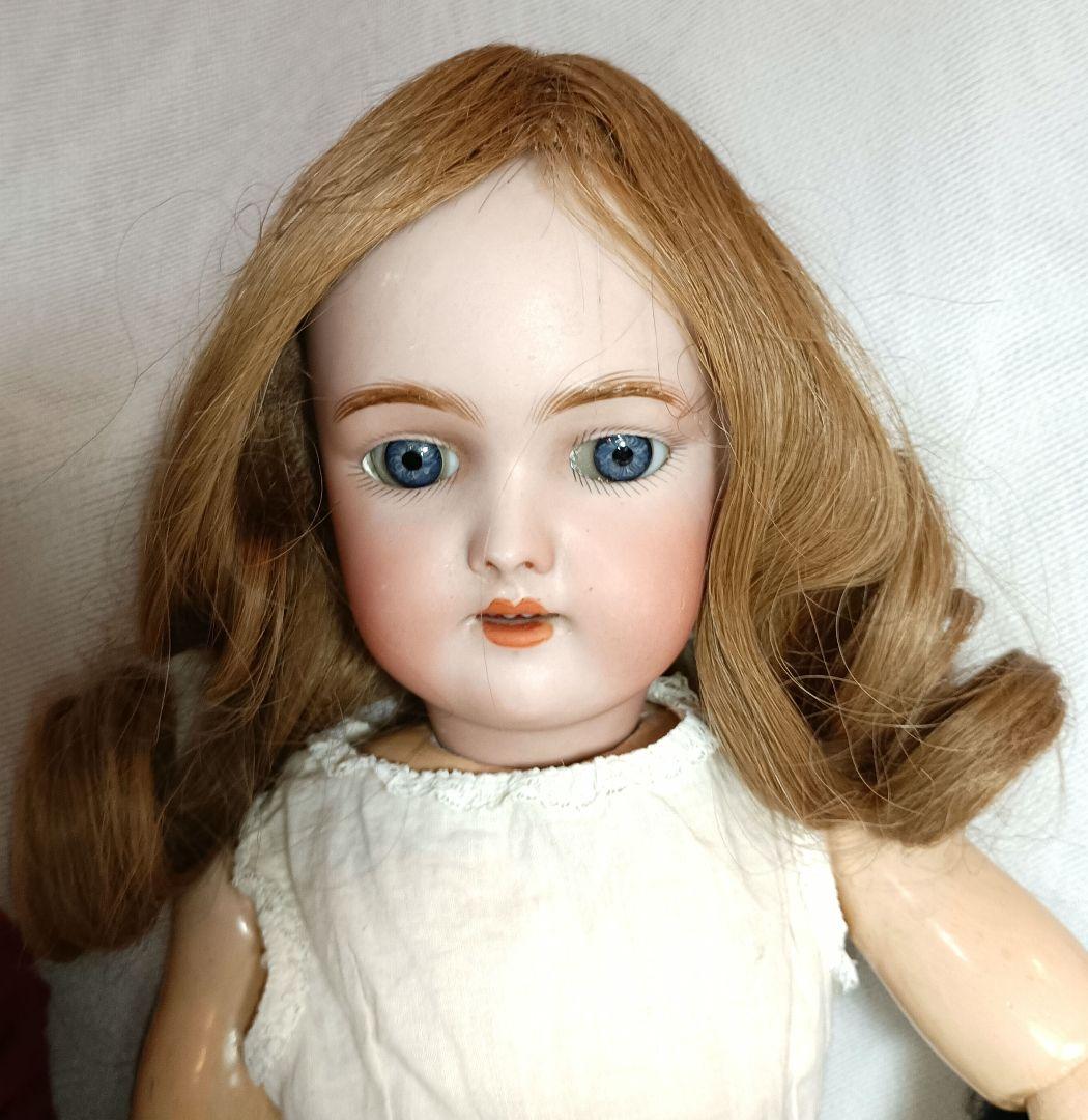 S5⭐アンティークビスクドール　シモン＆ハルビック　ハンドワークWネーム⭐難あり