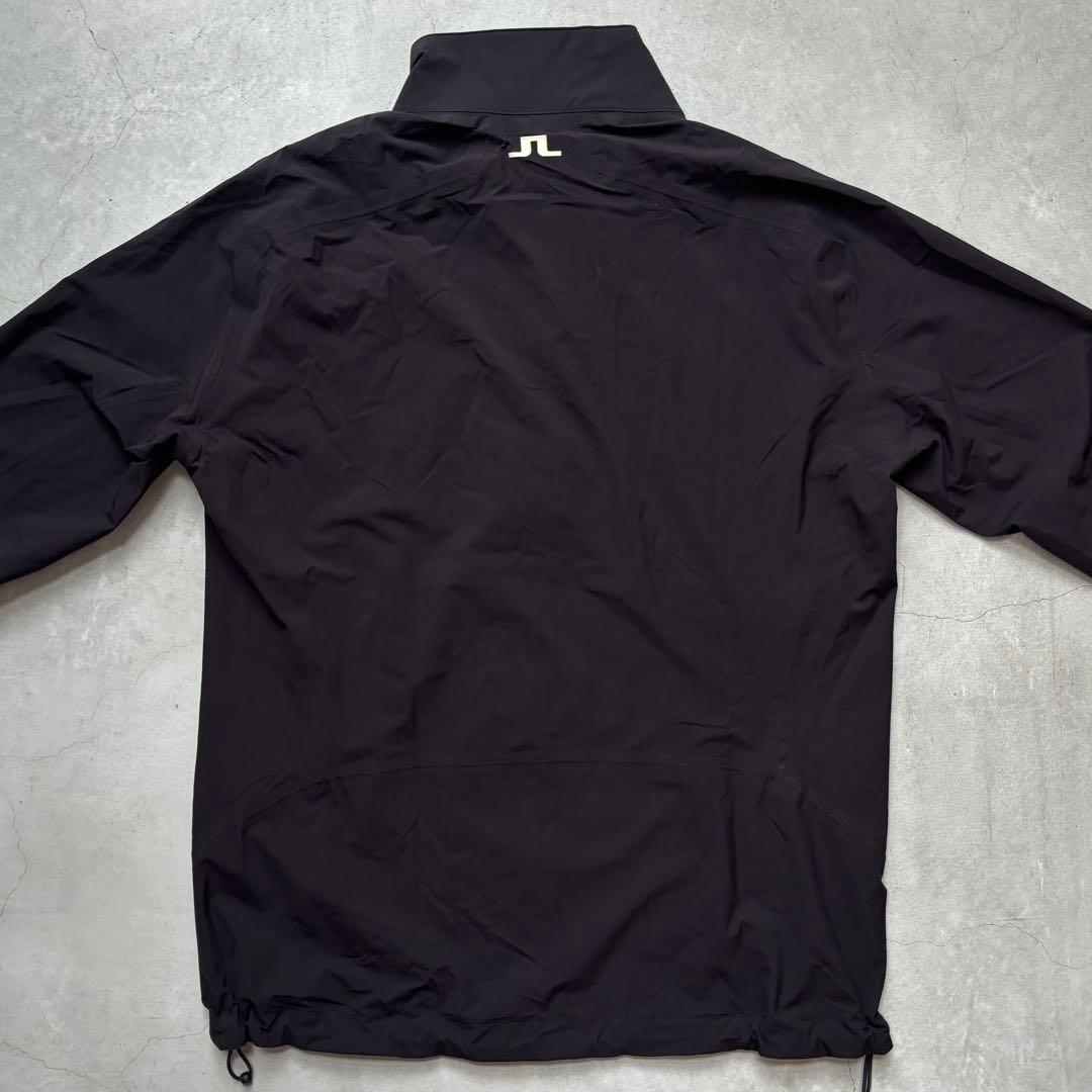 【美品】J.LINDEBERG ダブルジップジャケット レインジャケット ロゴ