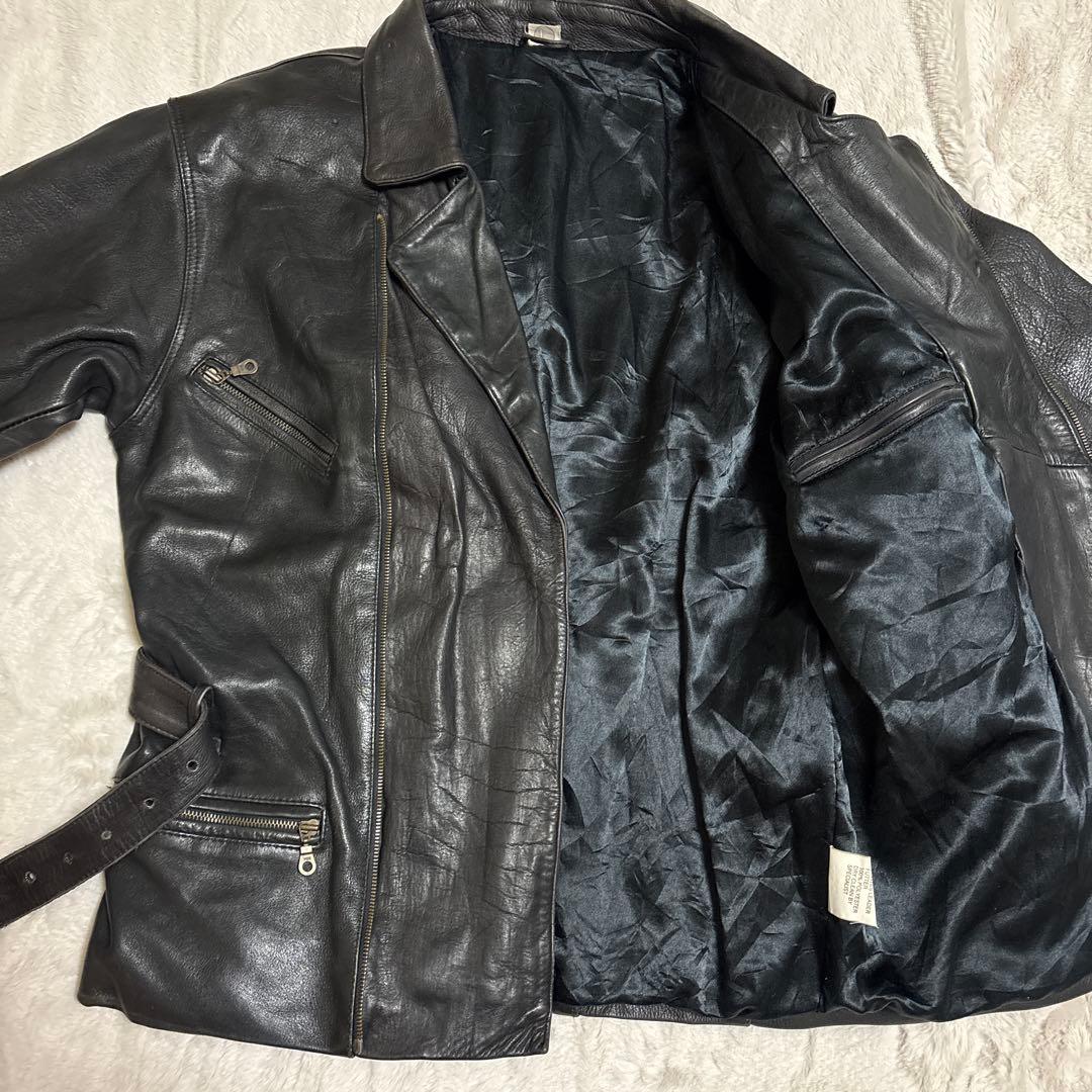 【期間限定お値下げ中】黒レザーライダースジャケット