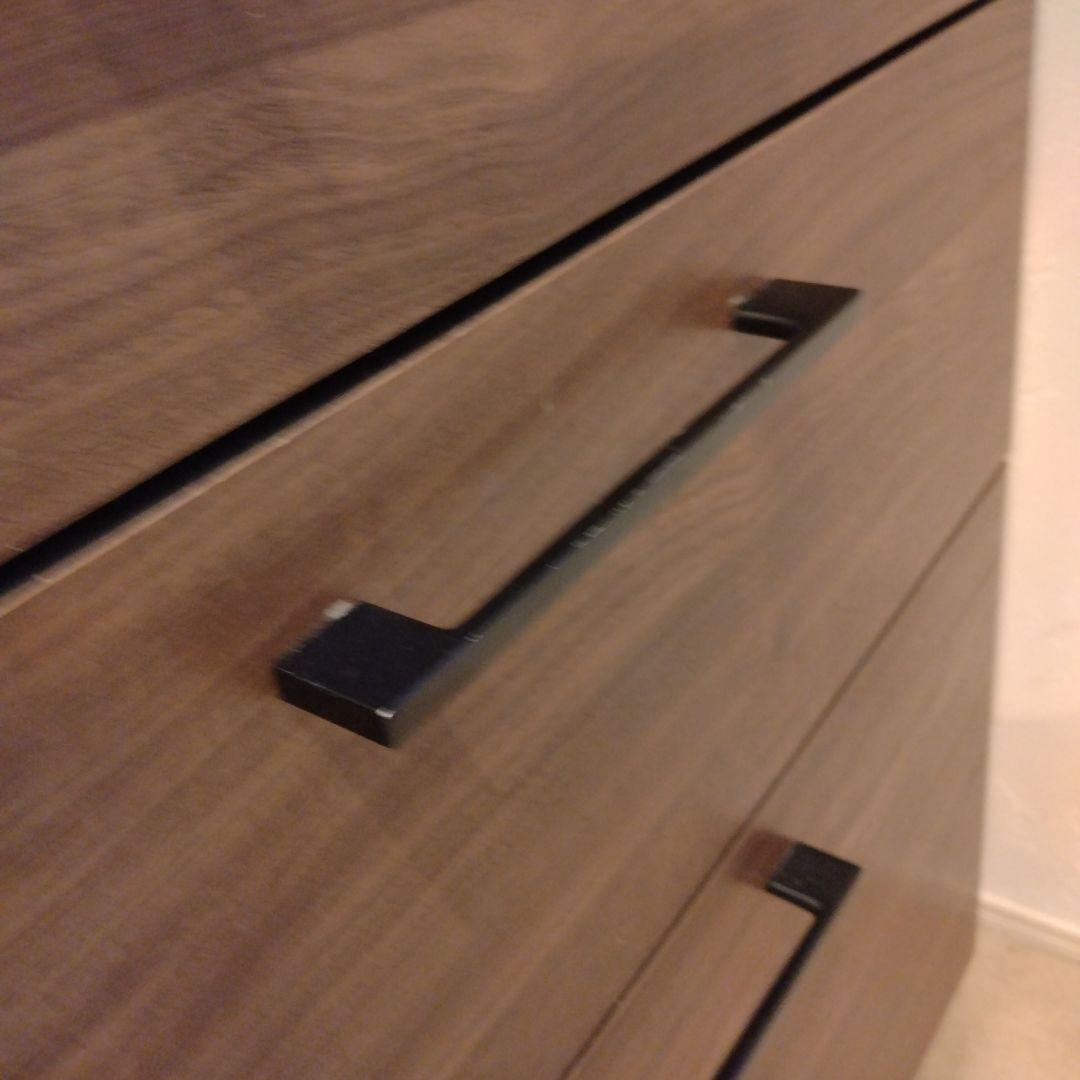 カップボード　食器棚　ナフコ　木目調　ウォルナット