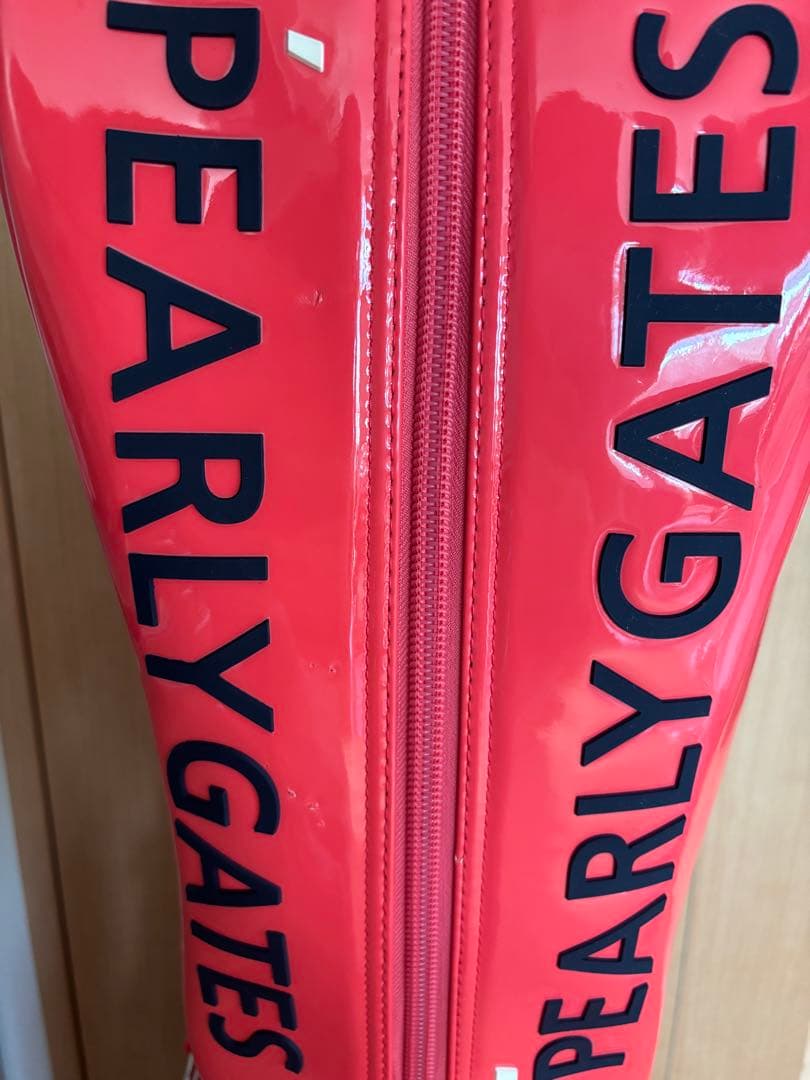 【パーリーゲイツ】エナメルキャディバッグ