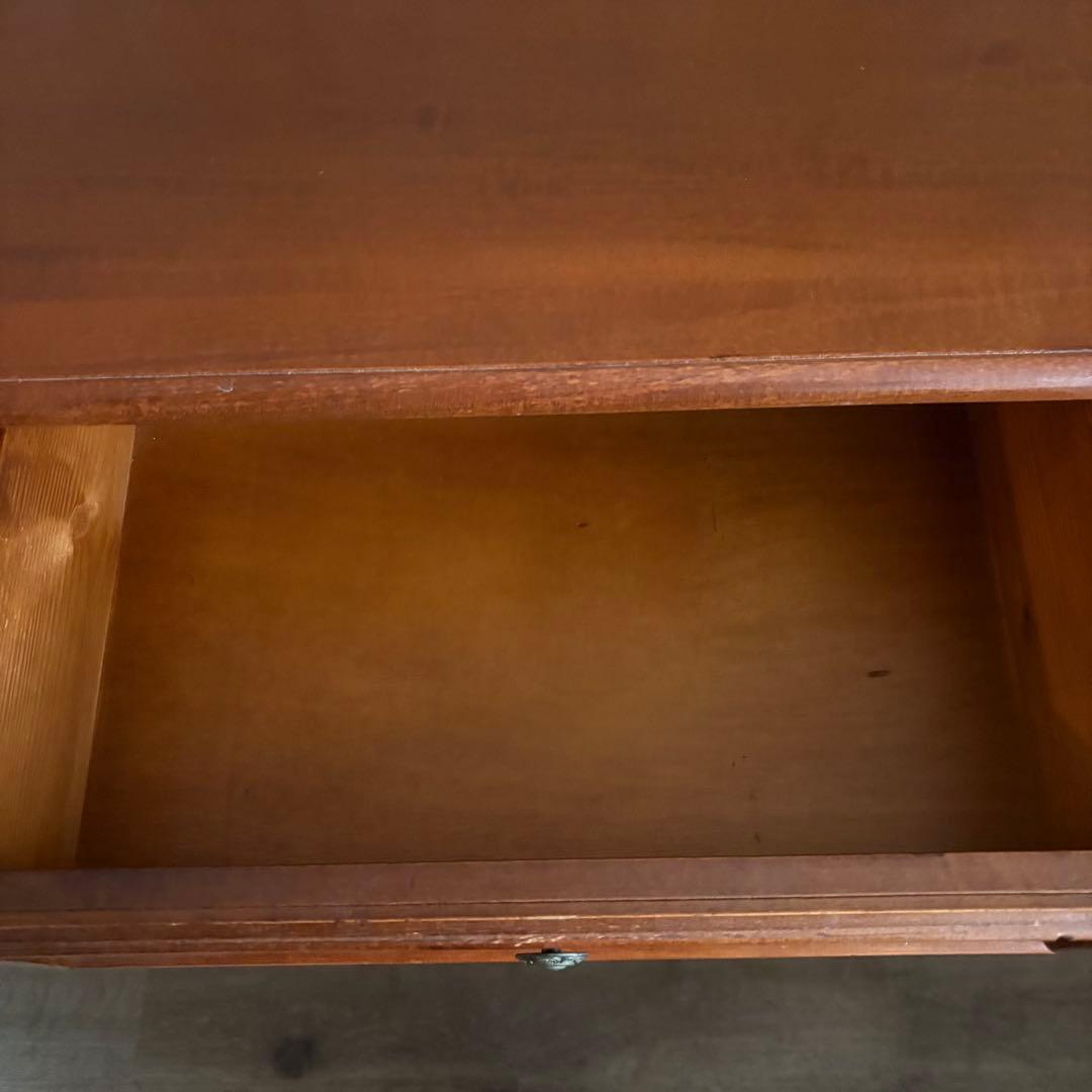 イタリア　象嵌7段チェスト　ミドルチェスト　ヴィンテージ