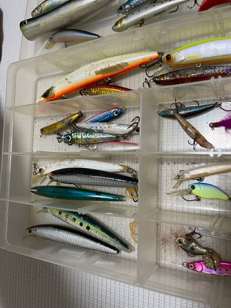 シーバス、トラウトなどなどルアーごちゃ混ぜセット（ジャンク品もあり）