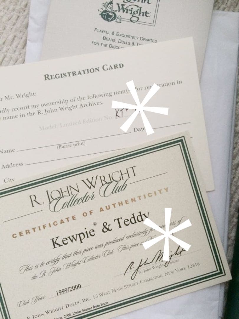 R ジョンライト キューピー アンド テディ Kewpie and Teddy