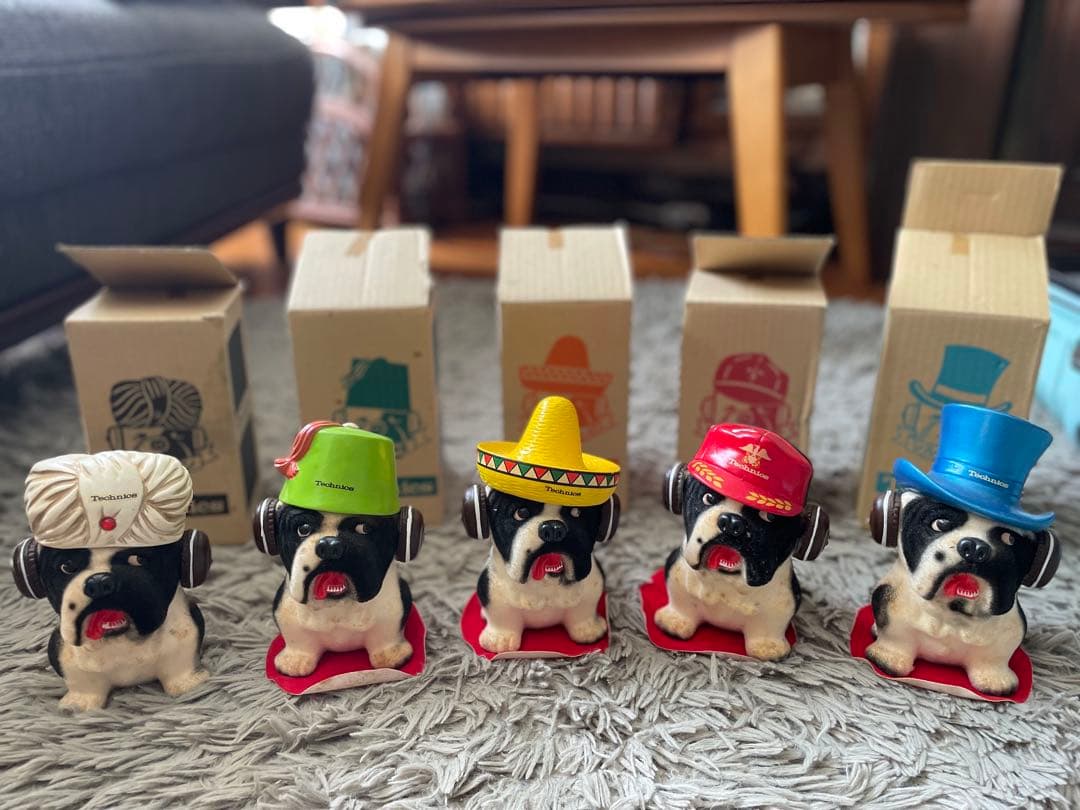 Technics☆テクニクスノベルティ　世界のブル5体フルセット(箱入り)