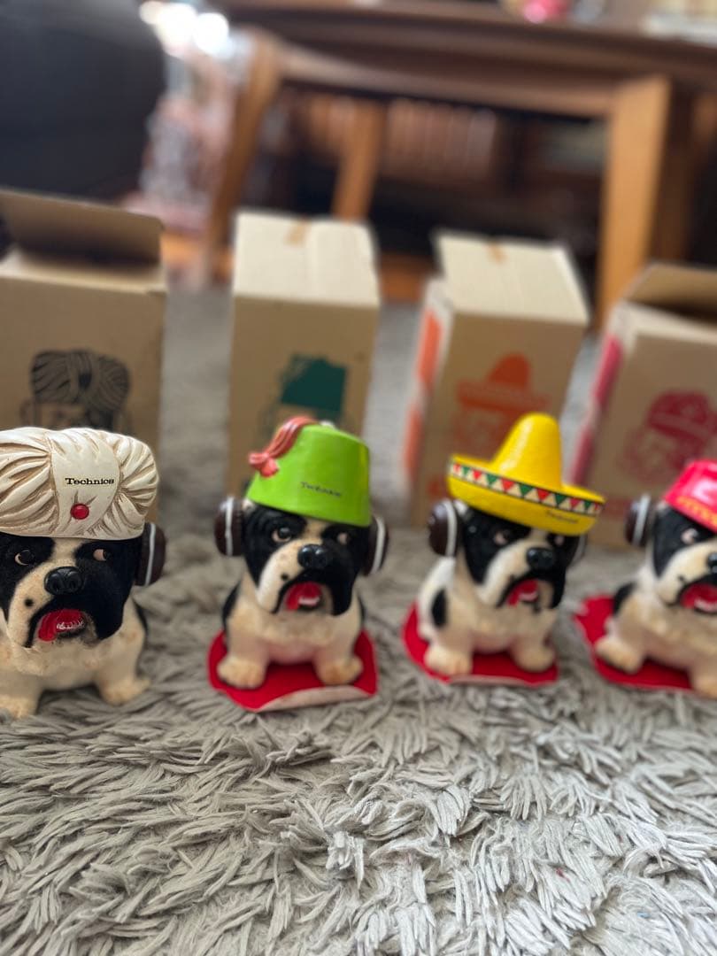 Technics☆テクニクスノベルティ　世界のブル5体フルセット(箱入り)