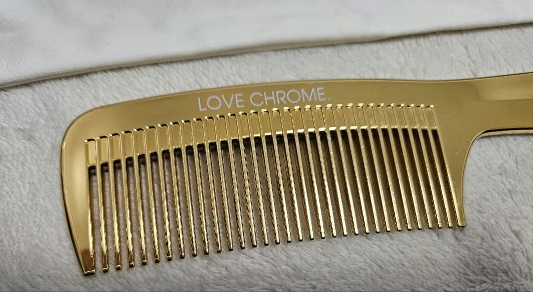 LOVE CHROME ゴールドコーム 専用袋付き