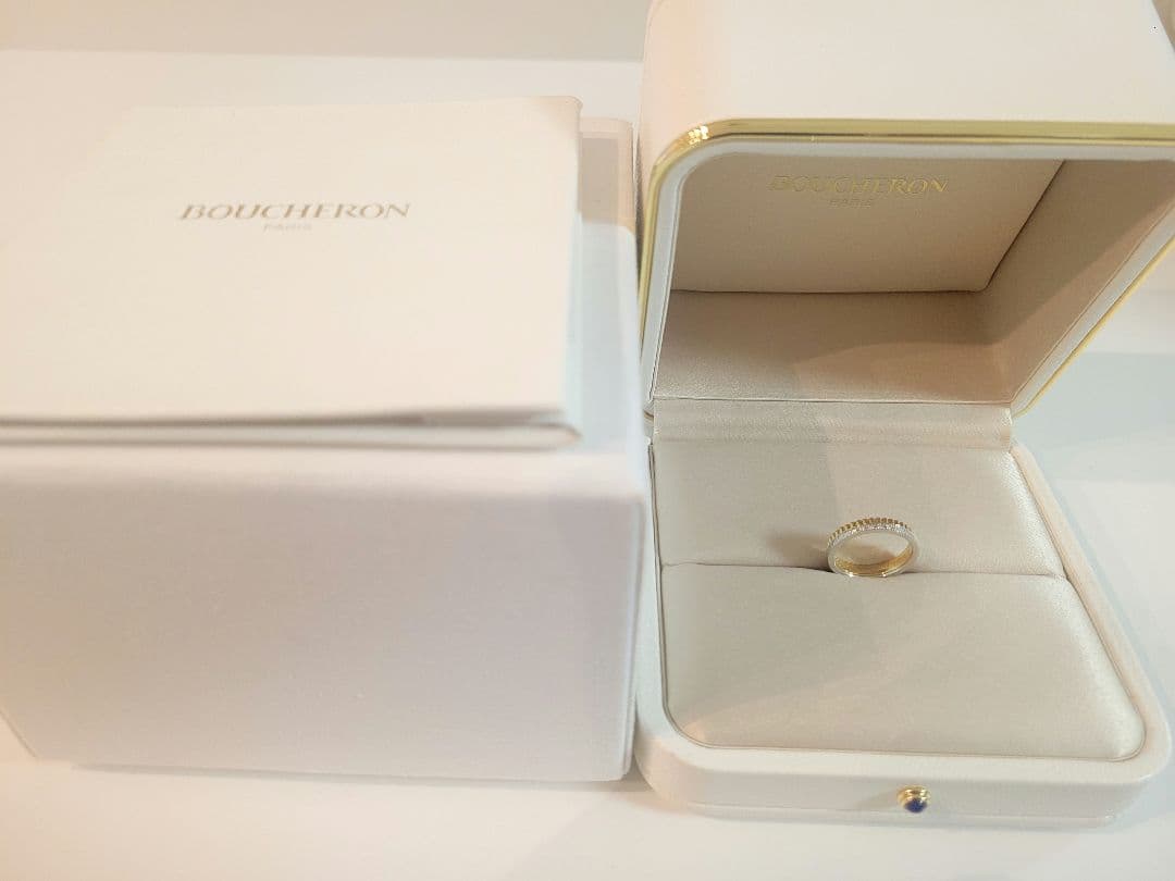 極美品 BOUCHERON ブシュロン キャトル ラディアント リング ダイヤ