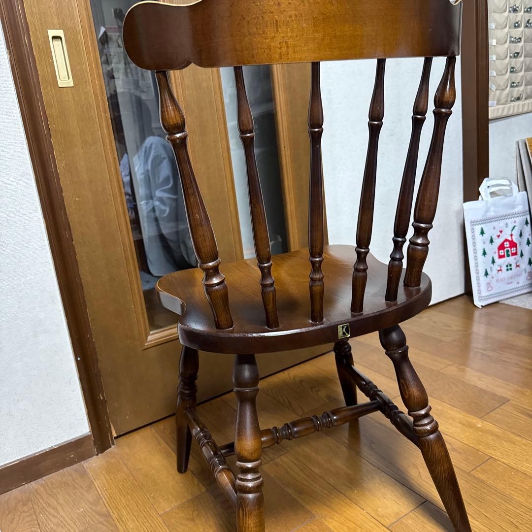 飛騨産業 キツツキマークのウィンザーチェア