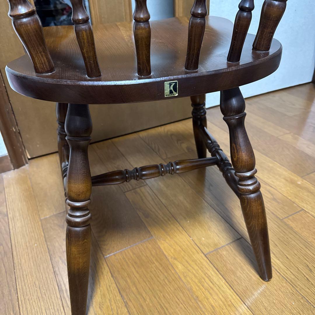 飛騨産業 キツツキマークのウィンザーチェア