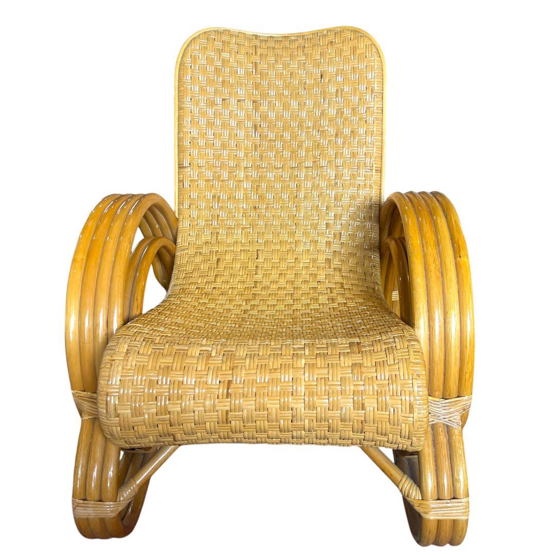 ラタン製　座椅子 藤