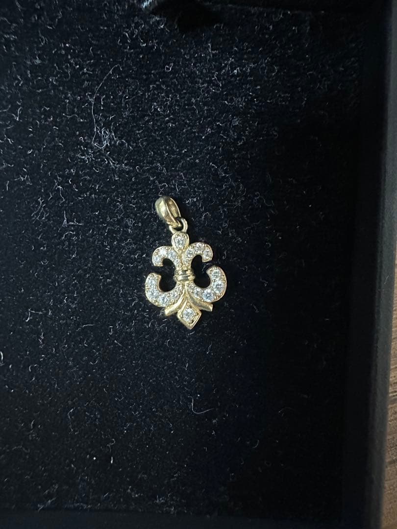 も　アバランチ　10金　イエローゴールド　ネックレス チャーム　10k