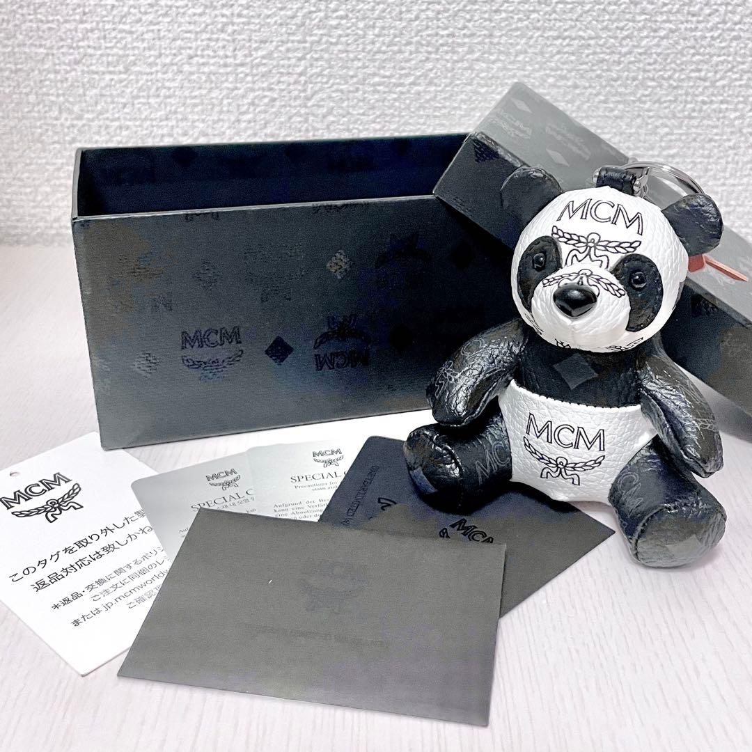 MCM バッグチャーム キーホルダー パンダ