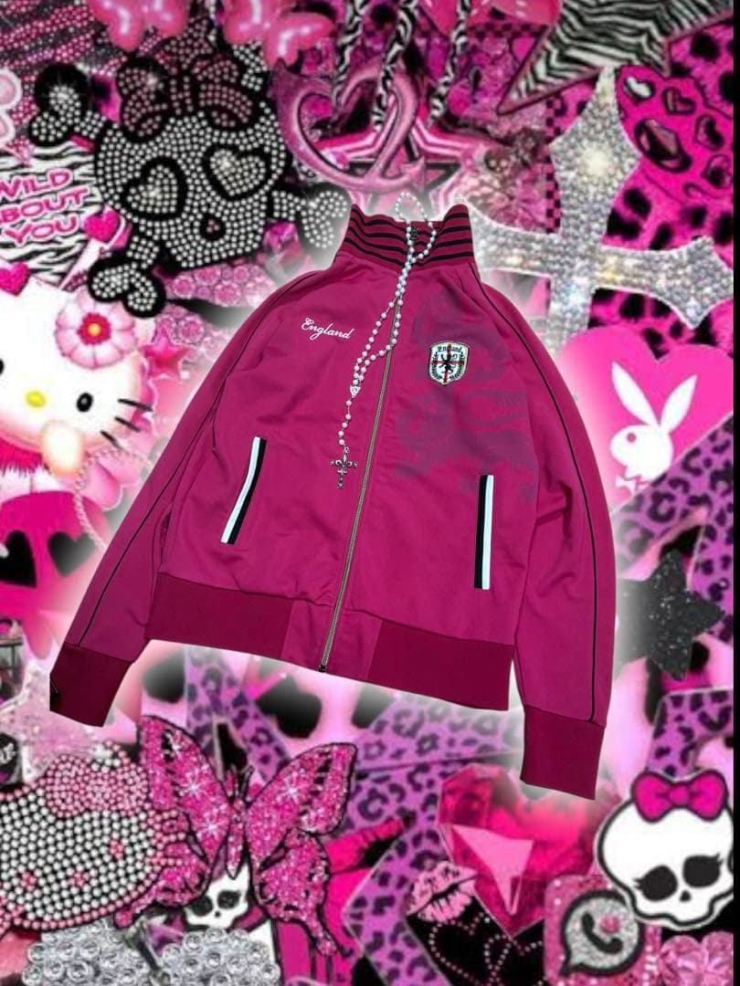 y2k ワッペン姫ギャル刺繍　平成フェアリーグランジ　ロック　マクブリンク