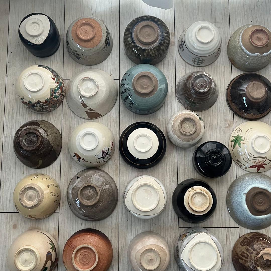 T*K様 茶碗 抹茶碗 数茶碗 まとめて 50点 茶道具 箱無し 陶器 いろいろ