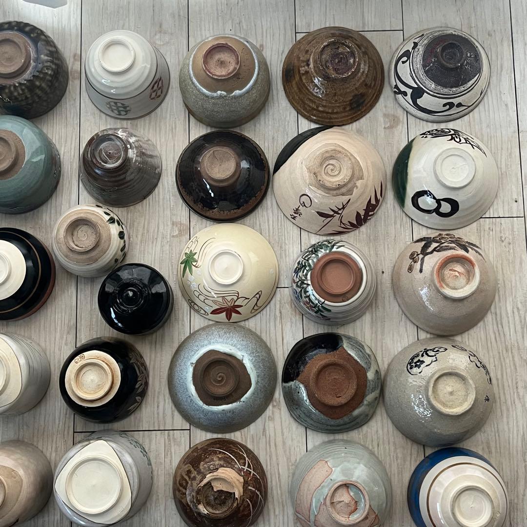 T*K様 茶碗 抹茶碗 数茶碗 まとめて 50点 茶道具 箱無し 陶器 いろいろ