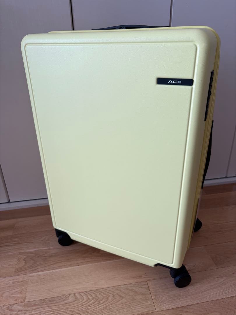 【新品未使用】ACE イエロー キャリーケース 63L