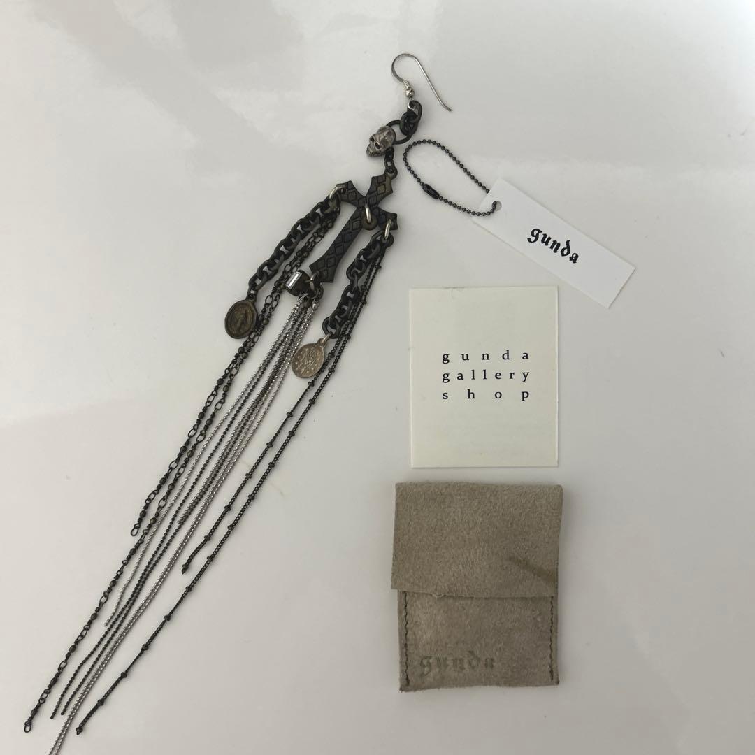 gunda ガンダ skull crossdesign piace ピアス
