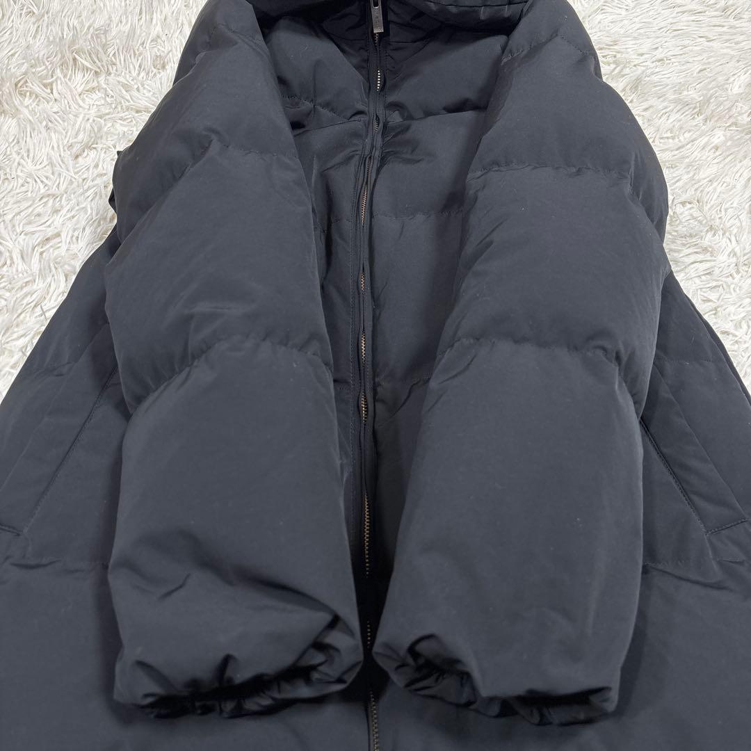 ✨美品✨ theory ダウンコート コクーンシルエット ショールカラー M 黒