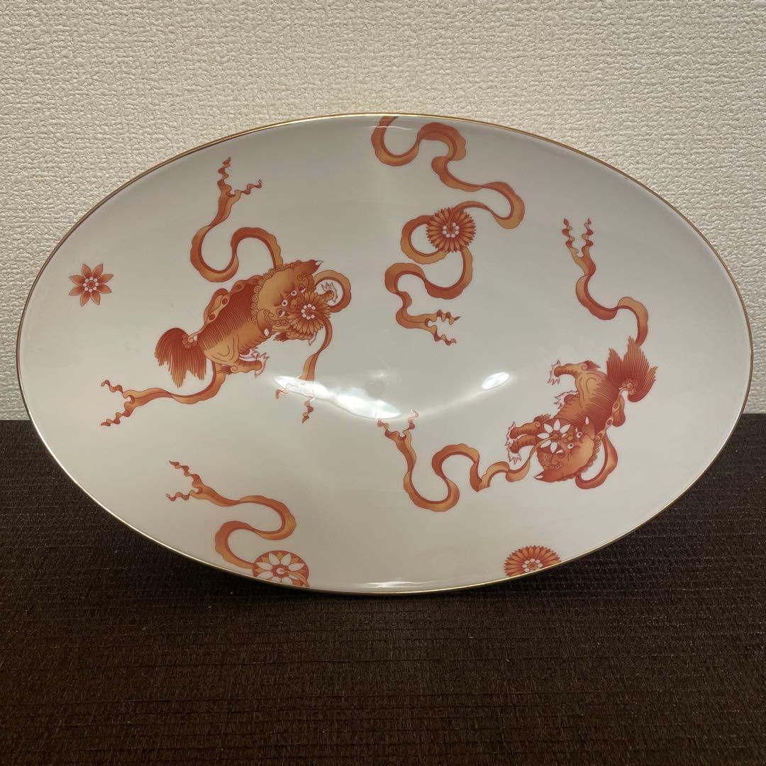 ウェッジウッド　ダイナスティ　オーバルディッシュ　サラダボウル