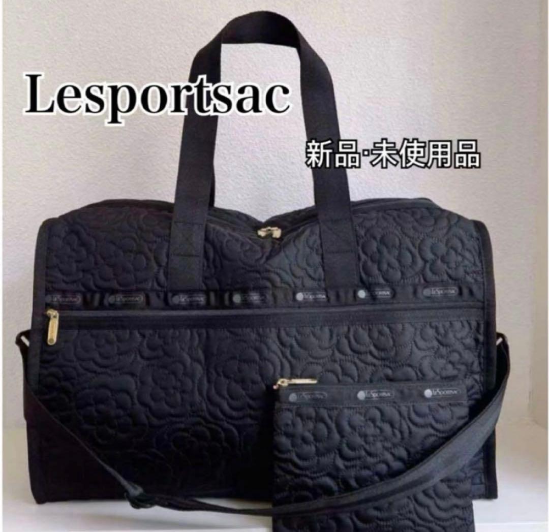 レスポートサック　パフィーブロッサムズボストンバッグ 旅行用　2way ポーチ付