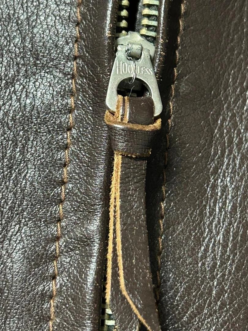 High Notch（ハイノッチ）ホースハイド レザーイダース 古着 38