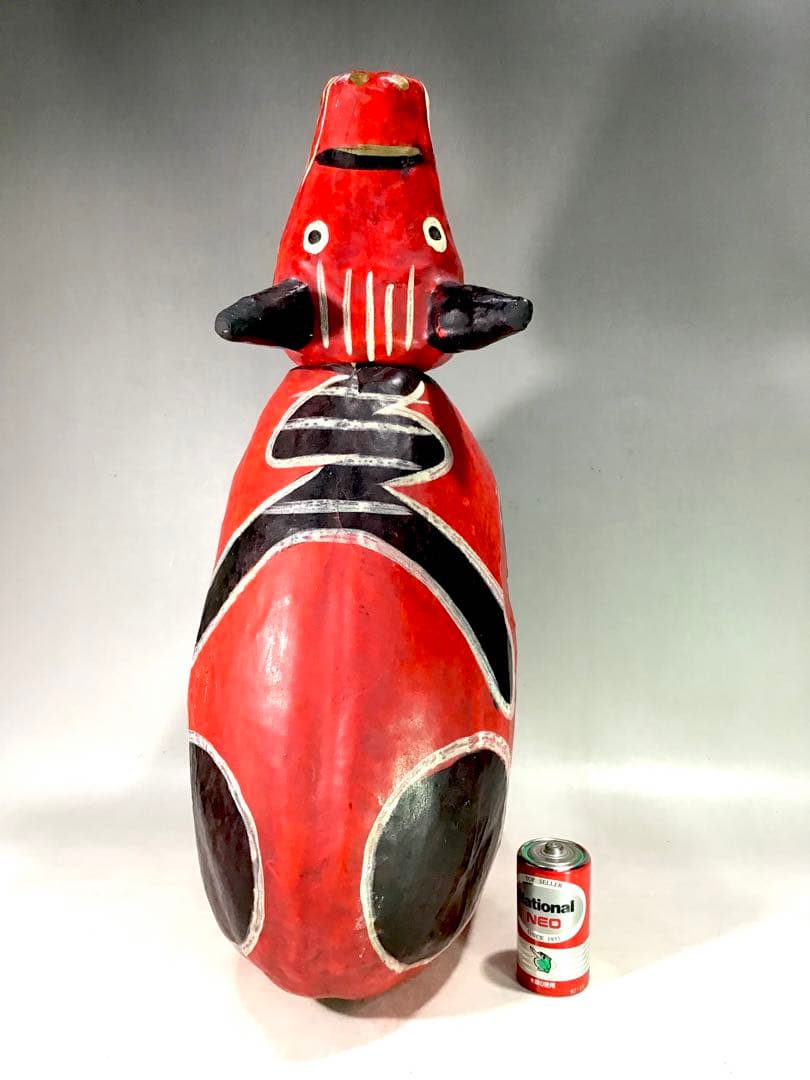 古手 大きい 五十嵐民芸 首振り 赤べこ 張子 人形 郷土玩具 会津 牛 縁起物