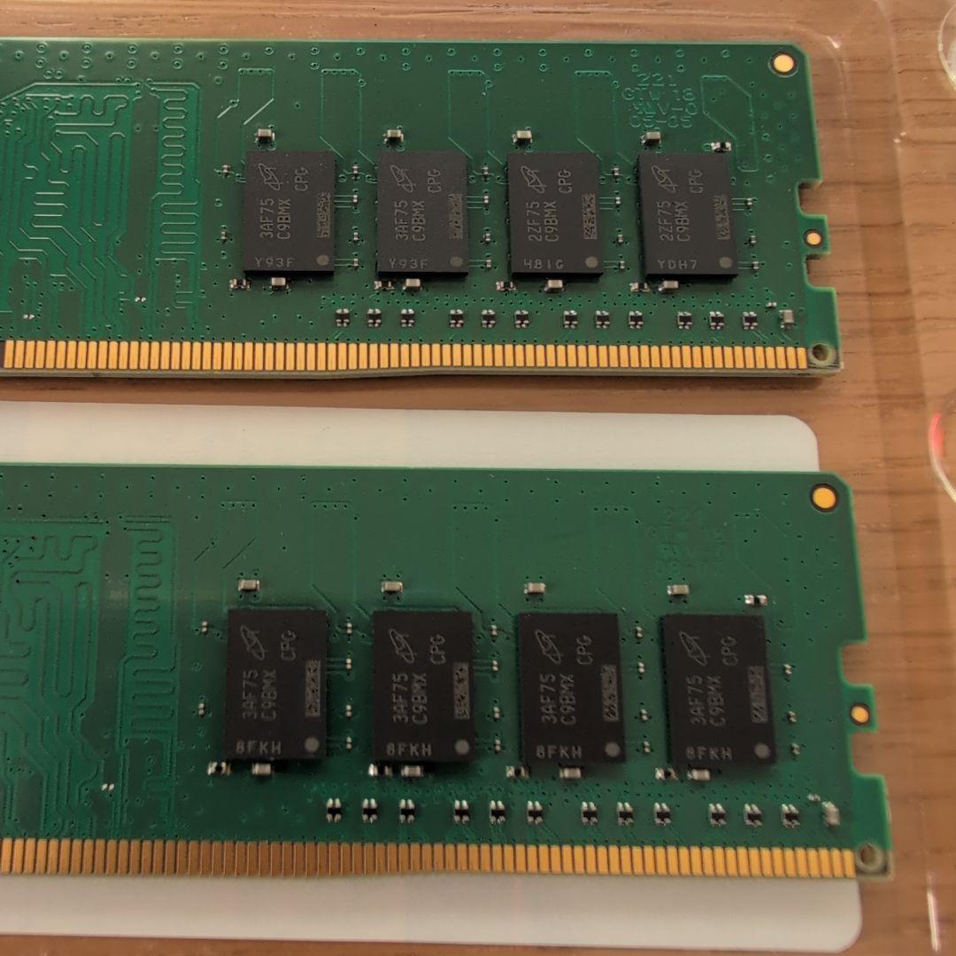 Crucial DDR4 メモリ 64GB (32GB 2枚)