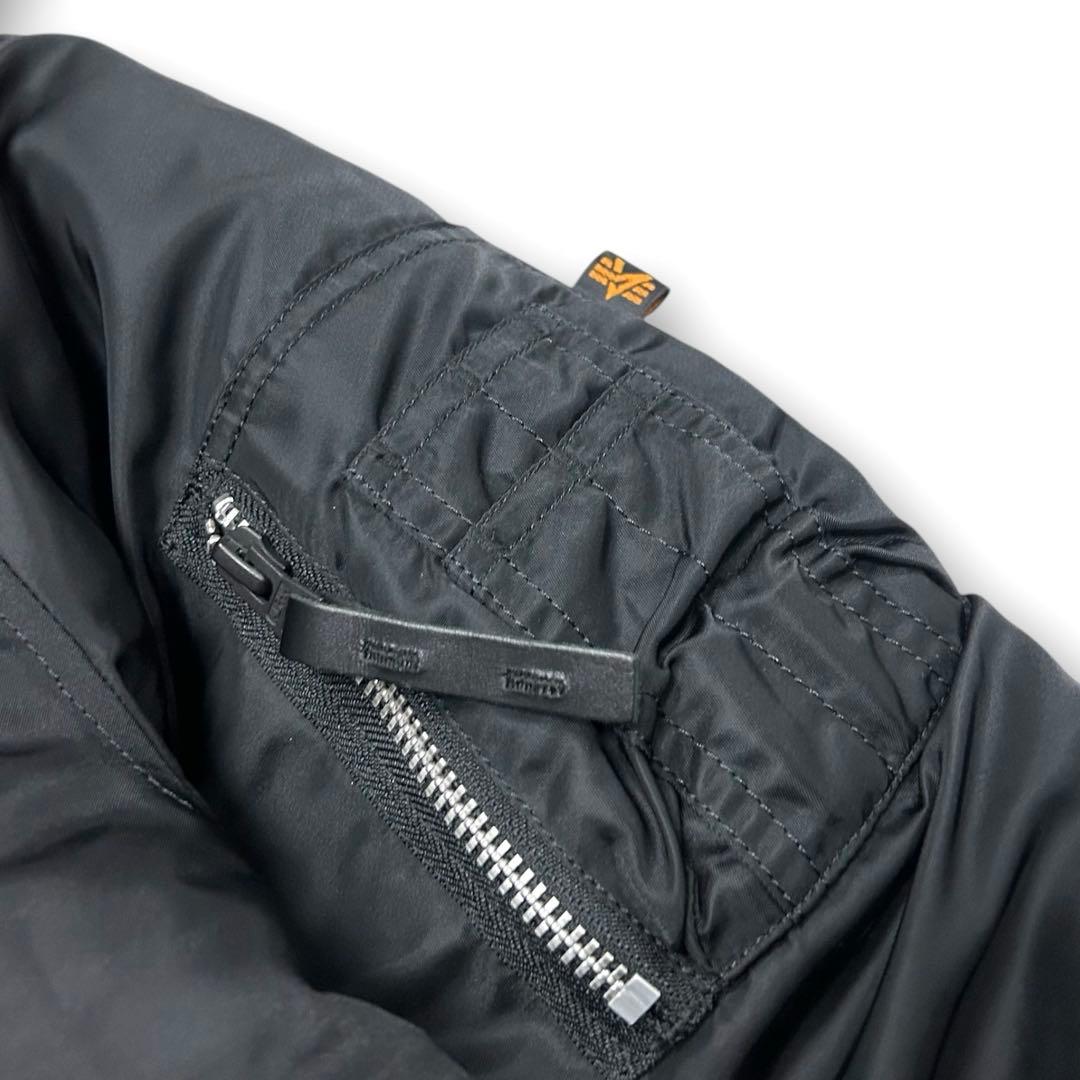 美品 ALPHA アルファ N-3B フライトジャケット Lサイズ ブラック