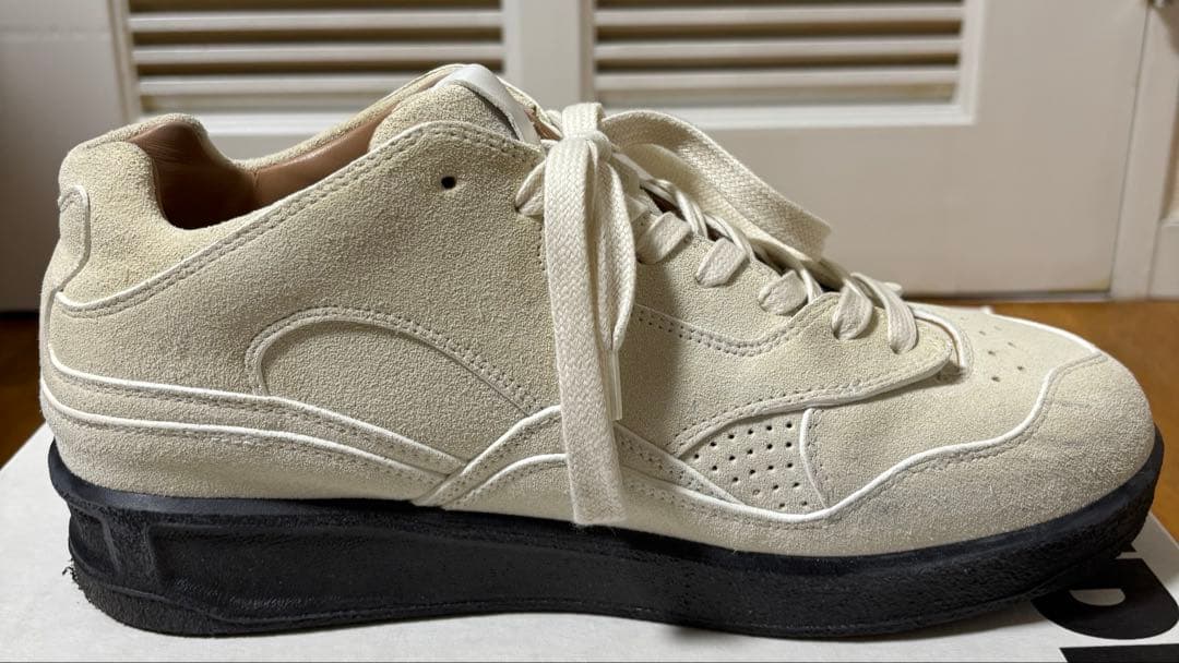 JIL SANDER スエード スニーカー ホワイト 42