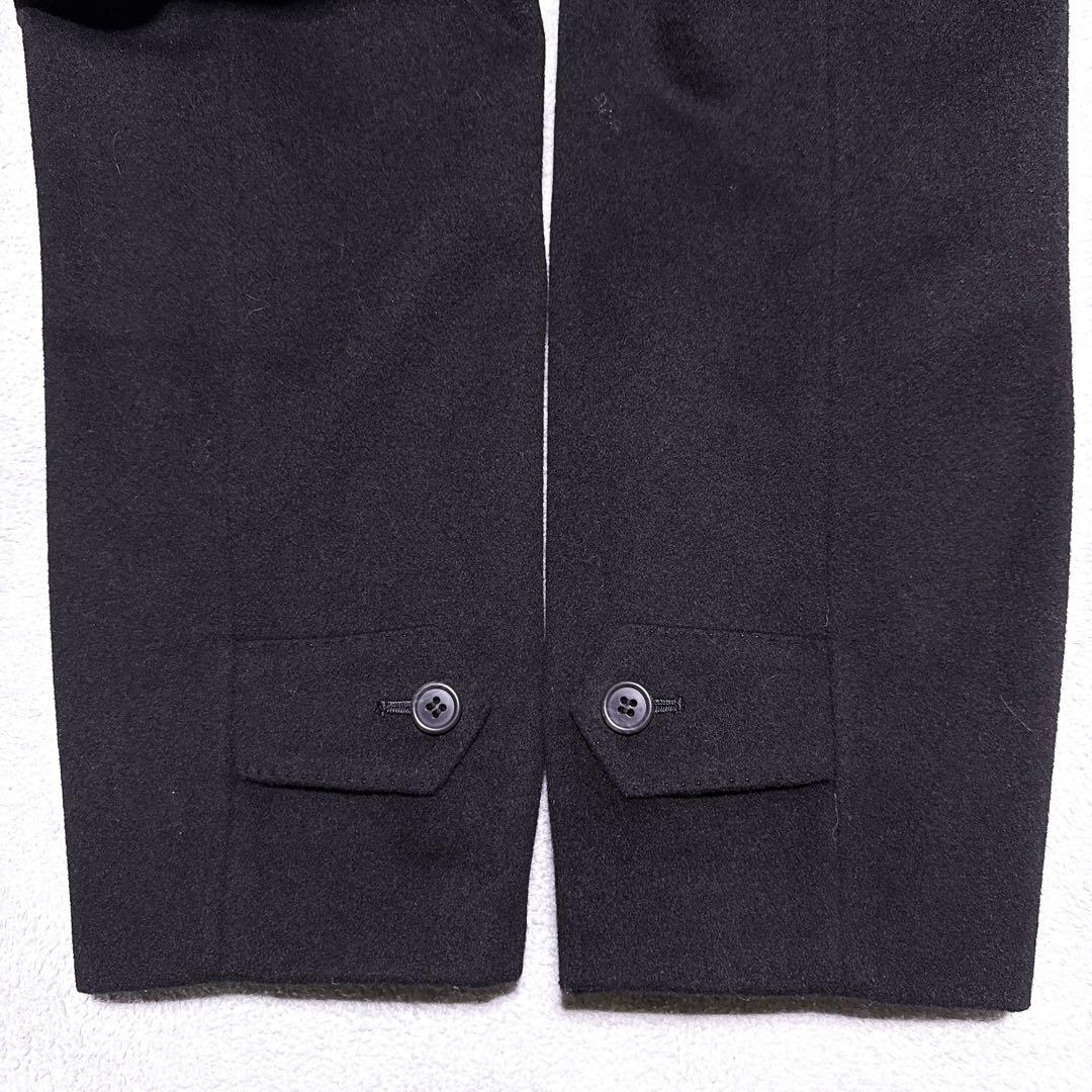 カシミヤ混【未使用】chaps ralph lauren ステンカラーコート 黒