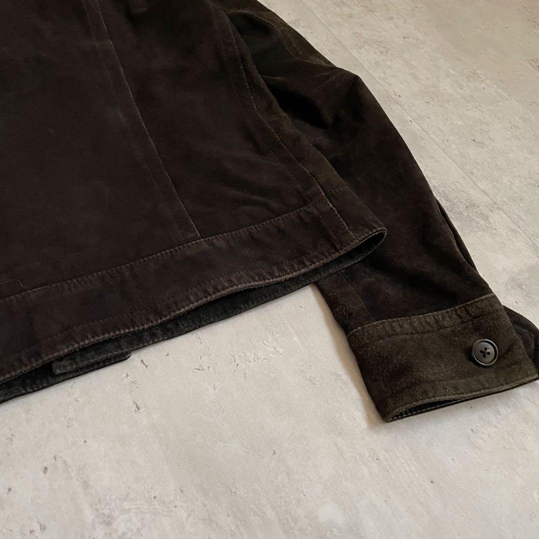 ラムレザー　起毛　ヌバック　フィールドジャケット　短丈　アメカジ　ミリタリー