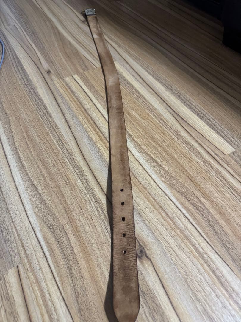 グッチ スネークプリントGGベルト ベージュ サイズ85