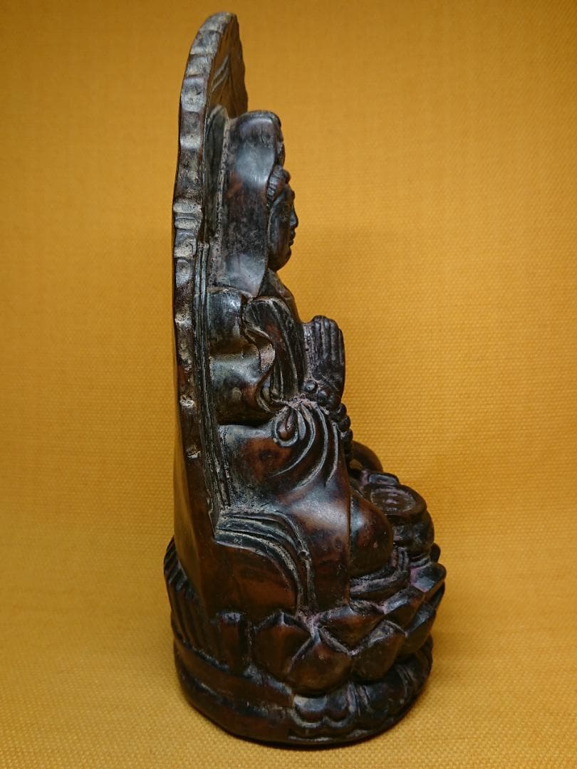 仏教美術　観音　仏像　オブジェ　置物　インテリア　工芸品　美術品　A1507