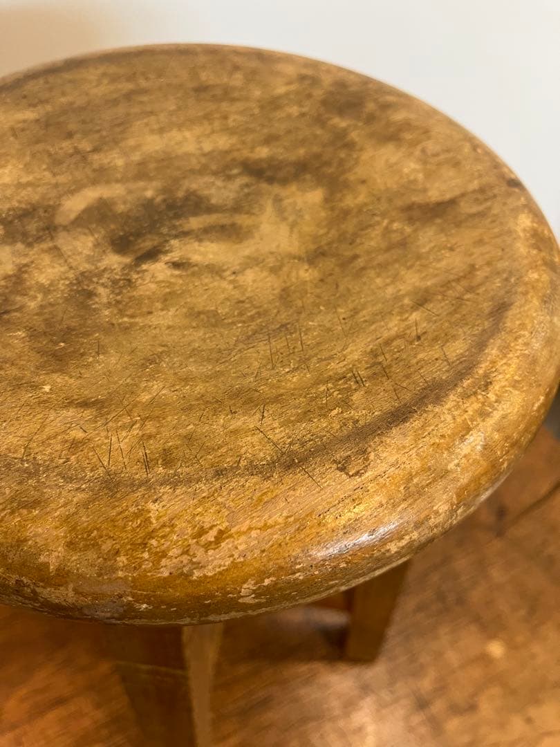 丸椅子 古道具 スツール 昭和レトロ アンティーク ビンテージ