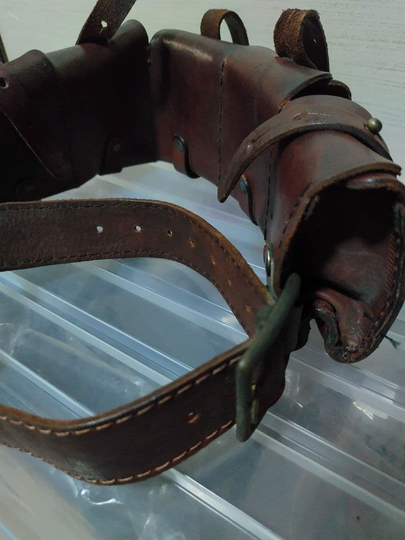 レザーバンダリア 5連 ミリタリー パンク