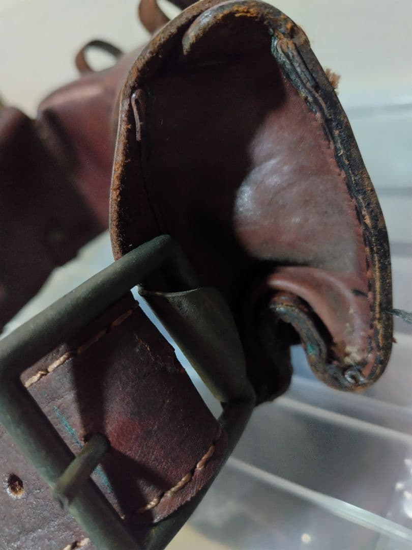 レザーバンダリア 5連 ミリタリー パンク