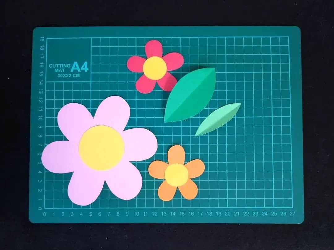 お花　製作キット　壁面飾り　春　保育　高齢者　ペーパークラフト　工作　入園入学