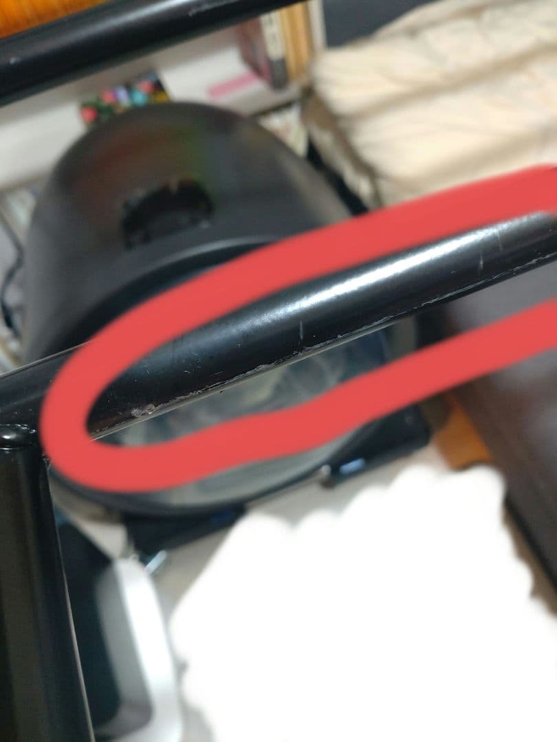 【美品】ローロフトベッド 階段付き セミダブル 黒 【引き取り優先】