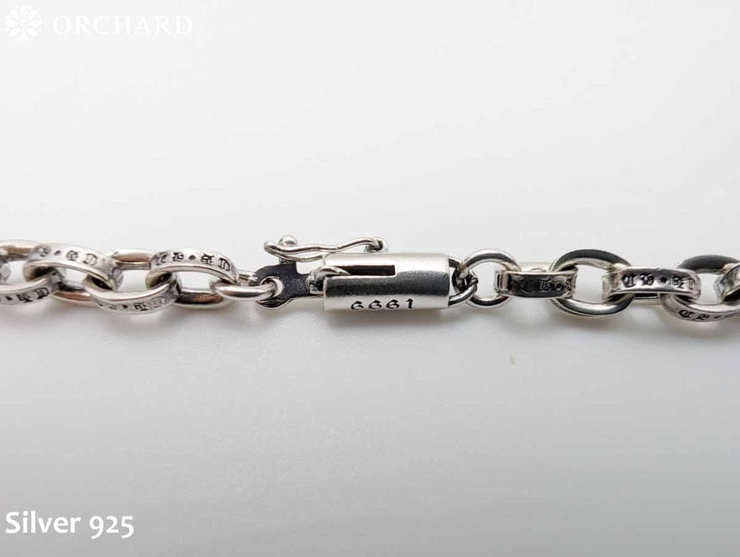 匿名配送/シルバー925/ネックレス/ペーパーチェーン45cm